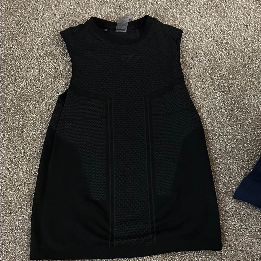 Black Sleeveless OG Onyx Gymshark
